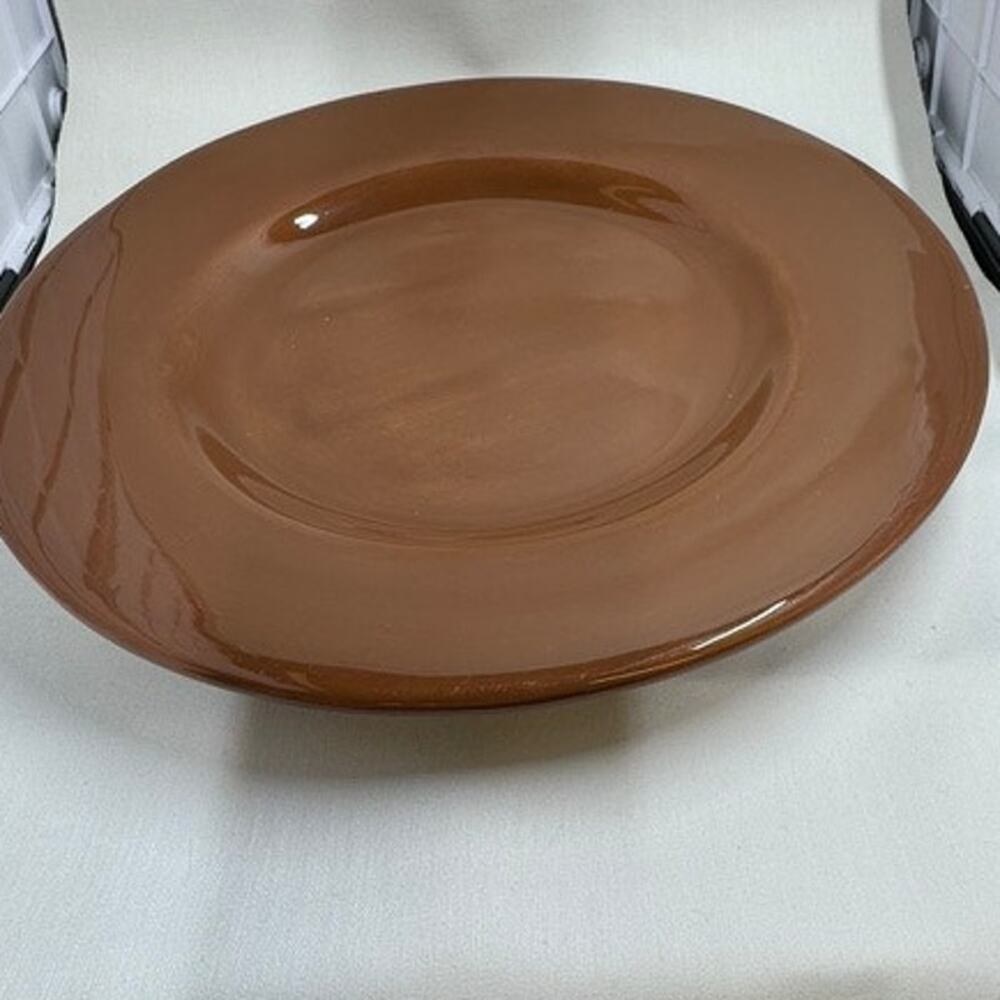 Pottery Barn"SAUSALITO" Dish ,LG Brown Plate.,Micro & Dish Safe
